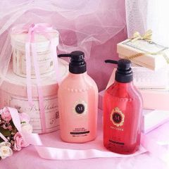Dầu Gội & Xả Macherie Shiseido 450ml – Dưỡng Tóc Mềm Mượt, Thơm Lâu Chuẩn Nhật