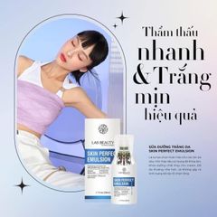(COMBO 2 CHAI) Sữa Dưỡng Rong Nho Nhật Bản Las Beauty Skin Perfect Emulsion 50ml Dưỡng Trắng, Cấp Ẩm