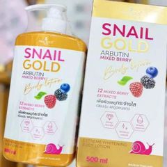 Sữa Dưỡng Thể Body SNAIL GOLG ARBUTIN MIX BERRY Chính Hãng