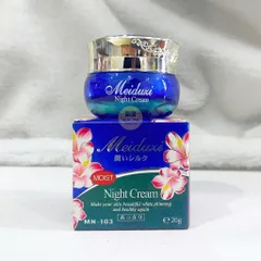 Kem Face Meiduzi Night Cream Chính Hãng 20g – Kem Dưỡng Trắng Da Ban Đêm, Phục Hồi Da