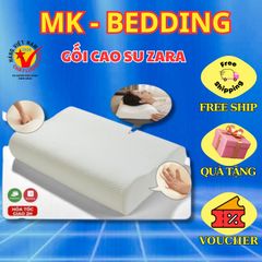 Gối cao su non tự nhiên cao cấp ZARA chữ U người lớn chống ngáy hỗ trợ giảm mỏi cổ vai gáy siêu mềm dễ chịu ngủ ngo