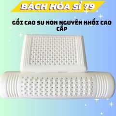 Gối cao su đúc nguyên khối, không màu không mùi, hàng Việt Nam chất lượng