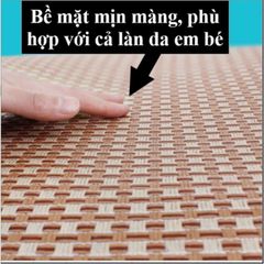 Chiếu mây nhân tạo cao cấp, dày dặn, đầy đủ kích thước, chiếu mây điều hòa