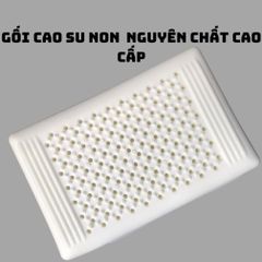 Gối Cao Su Đúc Nguyên Khối Cao Cấp Có Gai Massage Vai Cổ Gáy - Gối Nằm, Gối Ôm Cao Su Thiên Nhiên