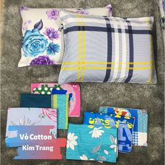 Áo gối thêu 2 lớp chân Gòn 40 x 60cm có khóa kéo loại 1
