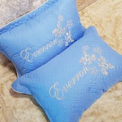 Combo 2 vỏ gối (Áo gối) Satin thêu hoa siêu đẹp