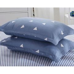 Áo gối thêu 2 lớp chân Gòn 40 x 60cm có khóa kéo loại 1