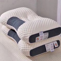 Gối massage đậu nành, ruột gối bông chất liệu cotton Gối Spa Chống Đau Mỏi Vai Gáy Mẫu Mới 2023