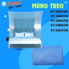 Mùng ngủ giăng dây đủ kích thước, màn ngủ dày lỗ nhỏ chống côn trùng tuyệt đối