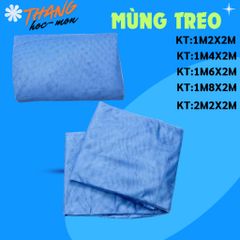 Mùng ngủ giăng dây đủ kích thước, màn ngủ dày lỗ nhỏ chống côn trùng tuyệt đối