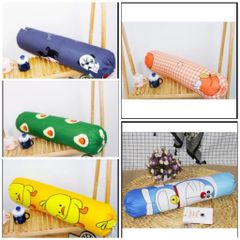 Vỏ gối ôm, áo gối cotton 30x100cm mẫu ngẫu nhiên