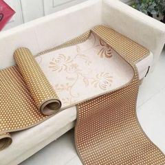 Chiếu Mây Lót Lụa Size 60x90cm, Chiếu Điều Hoà Cho Bé Sợi Mây An toàn