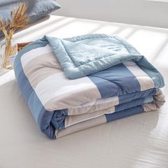 Chăn hè chần bông đắp 2 mặt mền size 1m6 x 2m chất liệu cotton thoáng mát