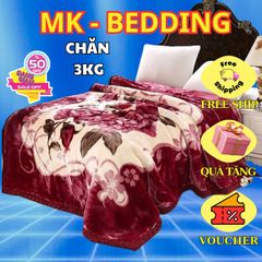 Chăn mền tuyết nhung 2 lớp loại dày siêu ấm mền mịn 1,6mx2m bao đẹp cao cấp nặng 1.7kg