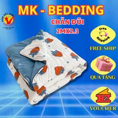 Chăn Hè 2mx2m3 Cotton Đũi chần bông Xơ Đậu Nành Hữu Cơ phong cách Hàn Quốc xinh xắn