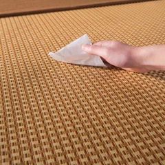 Chiếu Điều Hoà Sợi Mây Lót Lụa Cao Cấp Chiếu Có Chun Cài Góc
