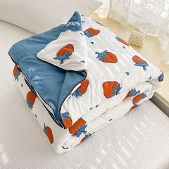 Chăn Hè 2mx2m3 Cotton Đũi chần bông Xơ Đậu Nành Hữu Cơ phong cách Hàn Quốc xinh xắn