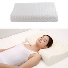 Gối Nằm Cao Su Non NHÂN TẠO SÀI GÒN, Gối Cao Su Non Cho Người Lớn Ngủ Ngon Chống Đau Cổ Vai Gáy [BH 1 Đổi 1]