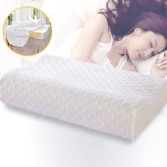 Gối Nằm Cao Su Non NHÂN TẠO SÀI GÒN, Gối Cao Su Non Cho Người Lớn Ngủ Ngon Chống Đau Cổ Vai Gáy [BH 1 Đổi 1]