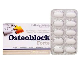 [Nhập khẩu] Osteoblock Forte Olimp Labs 60 viên - Bổ Sung Canxi, Phòng Loãng Xương