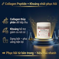 Biocyte Collagen Thư Giãn Cơ Bắp - Giảm Đau & Tăng Cường Năng Lượng, Hương Vị Ca Cao, 220g