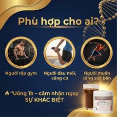 Biocyte Collagen Thư Giãn Cơ Bắp - Giảm Đau & Tăng Cường Năng Lượng, Hương Vị Ca Cao, 220g