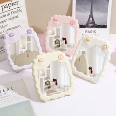 Gương Trang Điểm Để Bàn Hình Chữ Nhật - Mặt Kính Tráng Bạc Siêu Nét (20x16.5cm)