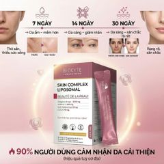 Bột Uống Đẹp Da Biocyte Skin Complex Liposomal 14 Gói – Căng Mịn, Dưỡng Ẩm, Sáng Da Tự Nhiên