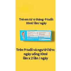 Siro Canxi-D3 Bapkalumkid hỗ trợ xương,răng chắc khoẻ và giảm nguy cơ còi xương (Hộp 20 ống)
