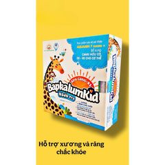 Siro Canxi-D3 Bapkalumkid hỗ trợ xương,răng chắc khoẻ và giảm nguy cơ còi xương (Hộp 20 ống)