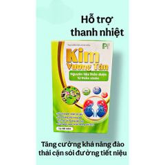 Viên uống Kim Vương Tán hỗ trợ đào thải sỏi đường tiết niệu,giảm tiểu buốt tiểu rắt do sỏi(Chai 60viên)