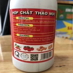 chế phẩm vi sinh - thảo mộc phun đuổi chuột- giải độc hữu cơ cho cây, chai 240 ml