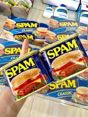 Thịt hộp Spam Classic 340g – tiện chế biến, ăn nhanh