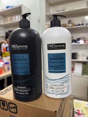 Dầu gội xả TRESemmé Smooth Silky 1150ml x2 tóc mượt