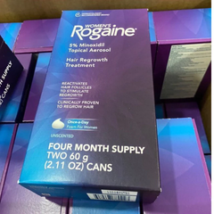 Kem Mọc Tóc Cho Nử Women's Rogaine 5% Minoxidil Unscented Foam(Dạng Bọt)Hộp 2 Chai Của Mỹ