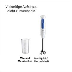 Máy xay cầm tay Braun MultiQuick 3 MQ30001M – Công suất 900W – Made in Romania