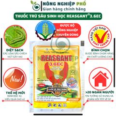 Chế Phẩm Trừ Sâu Sinh Học REASGANT 3.6EC Multiagro - Diệt Sạch Các Loại Sâu, Nhện Kháng Thuốc Hiệu Quả Cực Cao An Toàn