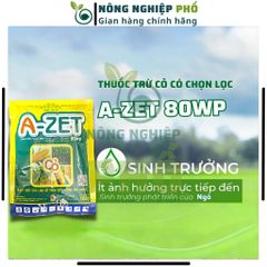 Thuốc trừ cỏ dại cho ngô A-zet 80wp Multiagro gói 100g, Chế phẩm trừ cỏ thế hệ mới nội hấp, đậm đặc di.ệt sạch tận rễ cỏ