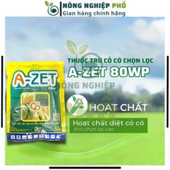 Thuốc trừ cỏ dại cho ngô A-zet 80wp Multiagro gói 100g, Chế phẩm trừ cỏ thế hệ mới nội hấp, đậm đặc di.ệt sạch tận rễ cỏ