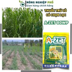 Thuốc trừ cỏ dại cho ngô A-zet 80wp Multiagro gói 100g, Chế phẩm trừ cỏ thế hệ mới nội hấp, đậm đặc di.ệt sạch tận rễ cỏ