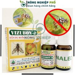 [KHUYẾN MÃI] Combo Thuốc Dẫn Dụ Và Thuốc Diệt Ruồi Vàng Đục Trái VIZUBON - D Multiagro [Tặng Kèm Bẫy Nhựa Ruồi Vàng]
