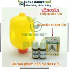 [KHUYẾN MÃI] Combo Thuốc Dẫn Dụ Và Thuốc Diệt Ruồi Vàng Đục Trái VIZUBON - D Multiagro [Tặng Kèm Bẫy Nhựa Ruồi Vàng]