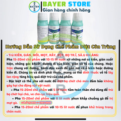 [SỈ COMBO 5 CHAI] REGENT 800WG Bayer DẠNG NƯỚC XANH - Chế phẩm diệt côn trùng đa năng d.iệt sạch Kiến, Gián, Bọ Chét, Mạc Gà, Rầy, Rệp, Bọ Tr.ĩ, Sâ.u Kh.áng