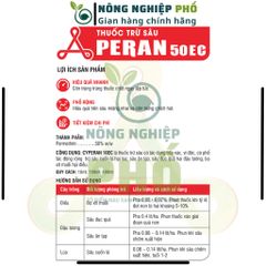 Thuốc PERAN 50EC Multiagro Trị Sâu Cuốn Lá, Đục Thân, Đục Quả, Bọ T.rĩ, Bọ Xít Muỗi Trên Hoa, Cây Kiểng Hiệu Quả An Toàn