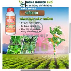 Phân bón lá SiêuBo chai lớn 500ml chống rụng hoa, trái non, nứt trái, thối trái - SiêuBo bổ sung vi lượng thiết yếu