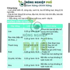 Phân bón lá dạng viên sủi GA3 Multiagro của Mỹ giúp thúc đẩy ra đọt, bông lớn, trái to-Viên sủi ga3 điều hòa sinh trưởng
