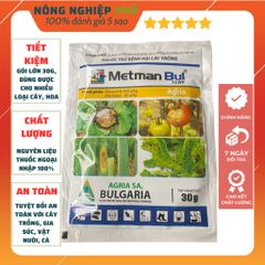 Chế Phẩm Phòng, Trị Nấm Bệnh Cao Cấp MetmanBul 72WP Multiagro Nhập Khẩu Bulgari Đặc Trị Các Bệnh Trên Cây Kiểng,Hoa,Cây
