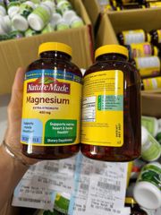 ] Viên uống Nature Made bổ sung Magnesium Citrate  180 Viên