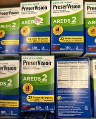 Bổ mắt areds 2-Bausch + Lomb PreserVision AREDS 2 Eye Vitamin & Mineral Supplement - Hỗ trợ sức khỏe mắt
