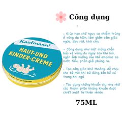 Kem hăm tã đa năng cho bé Kaufmann 75ml xuất xứ đức chính hãng